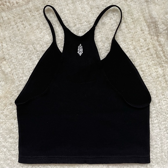 🛑 SOLD OUT 🛑 Free People Movement Happiness Runs Crop Top Black XL NEW - Picture 8 of 13